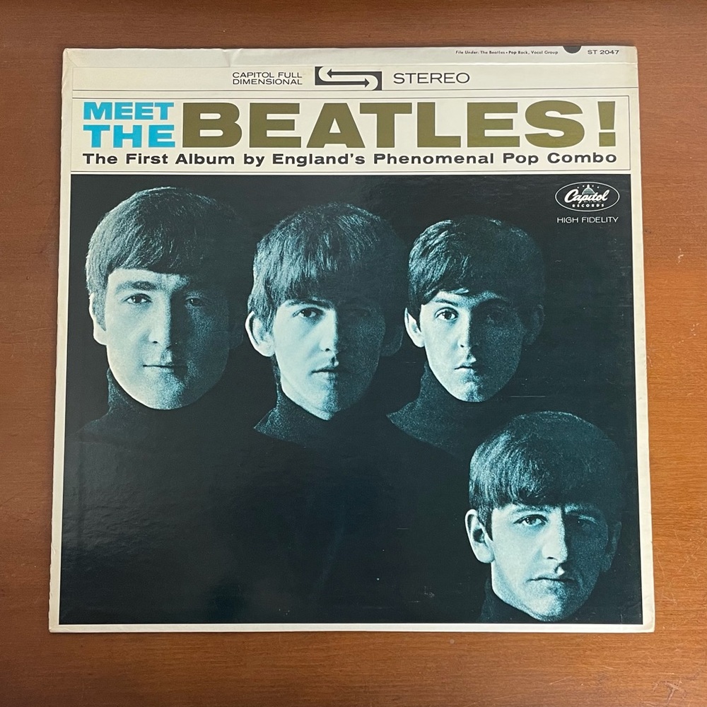 VTG Beatles Vinyl - Meet The Beatles Album